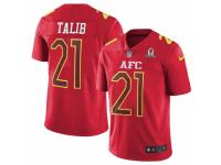 Men's Nike Denver Broncos #21 Aqib Talib Limited Red 2017 Pro Bowl NFL Jersey