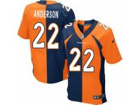 Men's Nike Denver Broncos #22 C.J. Anderson Elite Team Alternate Two Tone NFL Jersey