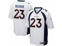 Men's Nike Denver Broncos #23 Devontae Booker Game White NFL Jersey