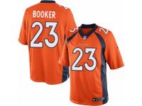 Men's Nike Denver Broncos #23 Devontae Booker Limited Orange Team Color NFL Jersey