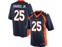 Men's Nike Denver Broncos #25 Chris Harris Jr Limited Navy Blue Alternate NFL Jersey