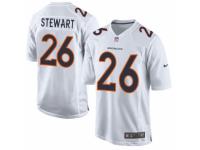 Men's Nike Denver Broncos #26 Darian Stewart Game White Event NFL Jersey