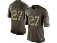 Men's Nike Denver Broncos #27 Steve Atwater Limited Green Salute to Service NFL Jersey