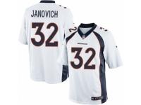 Men's Nike Denver Broncos #32 Andy Janovich Limited White NFL Jersey