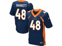 Men's Nike Denver Broncos #48 Shaquil Barrett Elite Navy Blue Alternate NFL Jersey