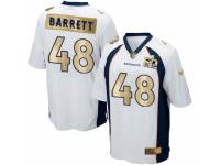 Men's Nike Denver Broncos #48 Shaquil Barrett Game White Super Bowl 50 Collection NFL Jersey