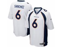 Men's Nike Denver Broncos #6 Mark Sanchez Game White NFL Jersey