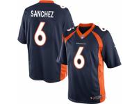 Men's Nike Denver Broncos #6 Mark Sanchez Limited Navy Blue Alternate NFL Jersey