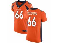 Men's Nike Denver Broncos #66 Jared Veldheer Orange Team Color Vapor Untouchable Elite Player NFL Jersey