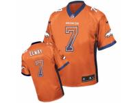 Men's Nike Denver Broncos #7 John Elway Limited Orange Drift Fashion NFL Jersey