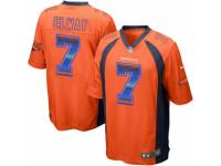 Men's Nike Denver Broncos #7 John Elway Limited Orange Strobe NFL Jersey