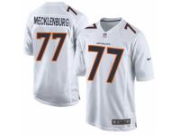 Men's Nike Denver Broncos #77 Karl Mecklenburg Game White Event NFL Jersey