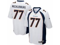 Men's Nike Denver Broncos #77 Karl Mecklenburg Game White NFL Jersey