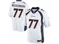 Men's Nike Denver Broncos #77 Karl Mecklenburg Limited White NFL Jersey