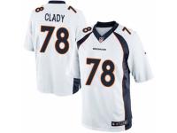 Men's Nike Denver Broncos #78 Ryan Clady Limited White NFL Jersey