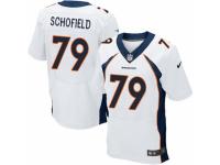 Men's Nike Denver Broncos #79 Michael Schofield Elite White NFL Jersey