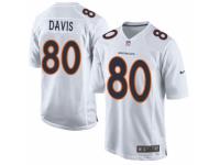 Men's Nike Denver Broncos #80 Vernon Davis Game White Event NFL Jersey