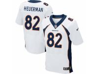 Men's Nike Denver Broncos #82 Jeff Heuerman Elite White NFL Jersey