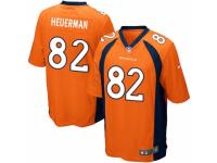 Men's Nike Denver Broncos #82 Jeff Heuerman Game Orange Team Color NFL Jersey