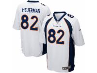 Men's Nike Denver Broncos #82 Jeff Heuerman Game White NFL Jersey