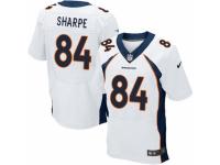 Men's Nike Denver Broncos #84 Shannon Sharpe Elite White NFL Jersey