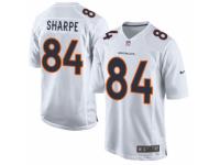 Men's Nike Denver Broncos #84 Shannon Sharpe Game White Event NFL Jersey