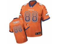 Men's Nike Denver Broncos #88 Demaryius Thomas Limited Orange Drift Fashion NFL Jersey