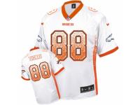 Men's Nike Denver Broncos #88 Demaryius Thomas Limited White Drift Fashion NFL Jersey