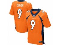 Men's Nike Denver Broncos #9 Riley Dixon Elite Orange Team Color NFL Jersey