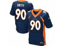 Men's Nike Denver Broncos #90 Antonio Smith Elite Navy Blue Alternate NFL Jersey