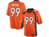 Men's Nike Denver Broncos #99 Adam Gotsis Limited Orange Team Color NFL Jersey