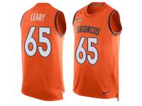 Men's Ronald Leary #65 Nike Orange Jersey - NFL Denver Broncos Player Name & Number Tank Top