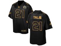 Men's Super Bowl 50 Denver Broncos #21 Aqib Talib Black Limited Jersey