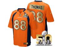 Men's Superbowl 50 Denver Broncos #88 Demaryius Thomas Team Color Jersey