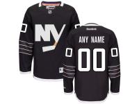 New York Islanders Reebok Custom Premier Alternate Jersey - Black