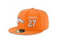 NFL Denver Broncos #27 Steve Atwater Snapback Adjustable Player Hat - Orange White