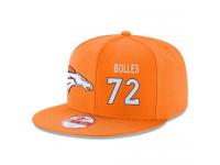 NFL Denver Broncos #72 Garett Bolles Stitched Snapback Adjustable Player Hat - Orange White