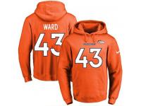 NFL Men's Nike Denver Broncos #43 T.J. Ward Orange Name & Number Pullover Hoodie