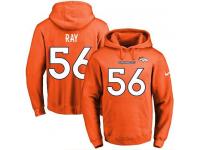 NFL Men's Nike Denver Broncos #56 Shane Ray Orange Name & Number Pullover Hoodie