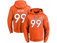 NFL Men's Nike Denver Broncos #99 Adam Gotsis Orange Name & Number Pullover Hoodie