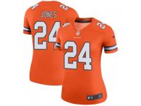 Nike Adam Jones Denver Broncos Women's Legend Orange Color Rush Jersey