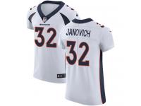 Nike Andy Janovich Elite White Road Men's Jersey - NFL Denver Broncos #32 Vapor Untouchable