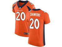 Nike Brian Dawkins Elite Orange Home Men's Jersey - NFL Denver Broncos #20 Vapor Untouchable