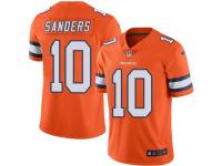 Nike Broncos #10 Emmanuel Sanders Orange Men Stitched NFL Limited Rush Jersey