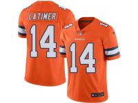 Nike Broncos #14 Cody Latimer Orange Men Stitched NFL Limited Rush Jersey