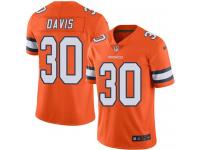 Nike Broncos #30 Terrell Davis Orange Youth Stitched NFL Limited Rush Jersey