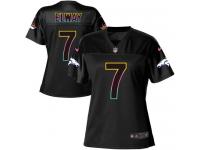 Nike Broncos #7 John Elway Black Women NFL Fashion Game Jersey