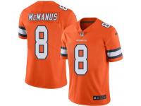 Nike Broncos #8 Brandon McManus Orange Men Stitched NFL Limited Rush Jersey