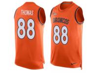 Nike Broncos #88 Demaryius Thomas Orange Team Color Men Stitched NFL Tank Top