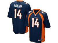 Nike Courtland Sutton Game Navy Blue Alternate Men's Jersey - NFL Denver Broncos #14